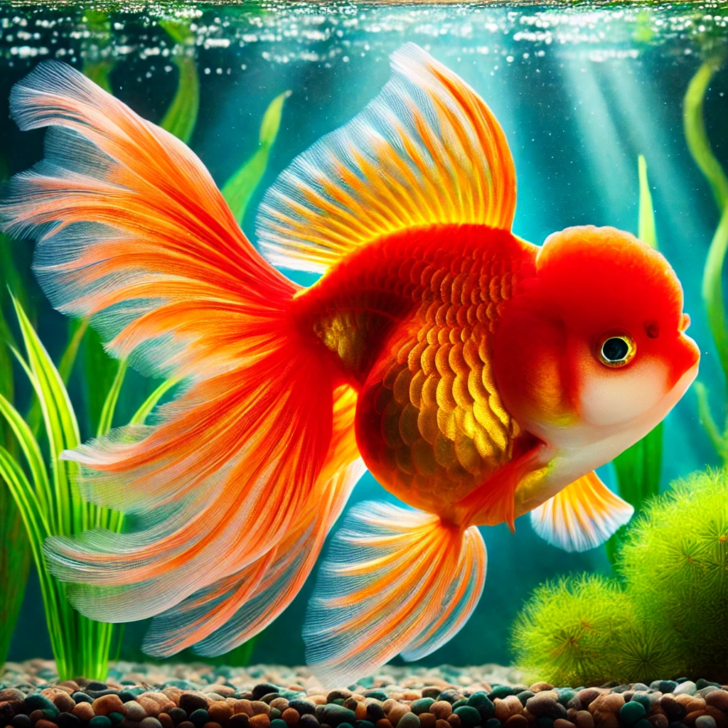 Carassius auratus poisson Cometa