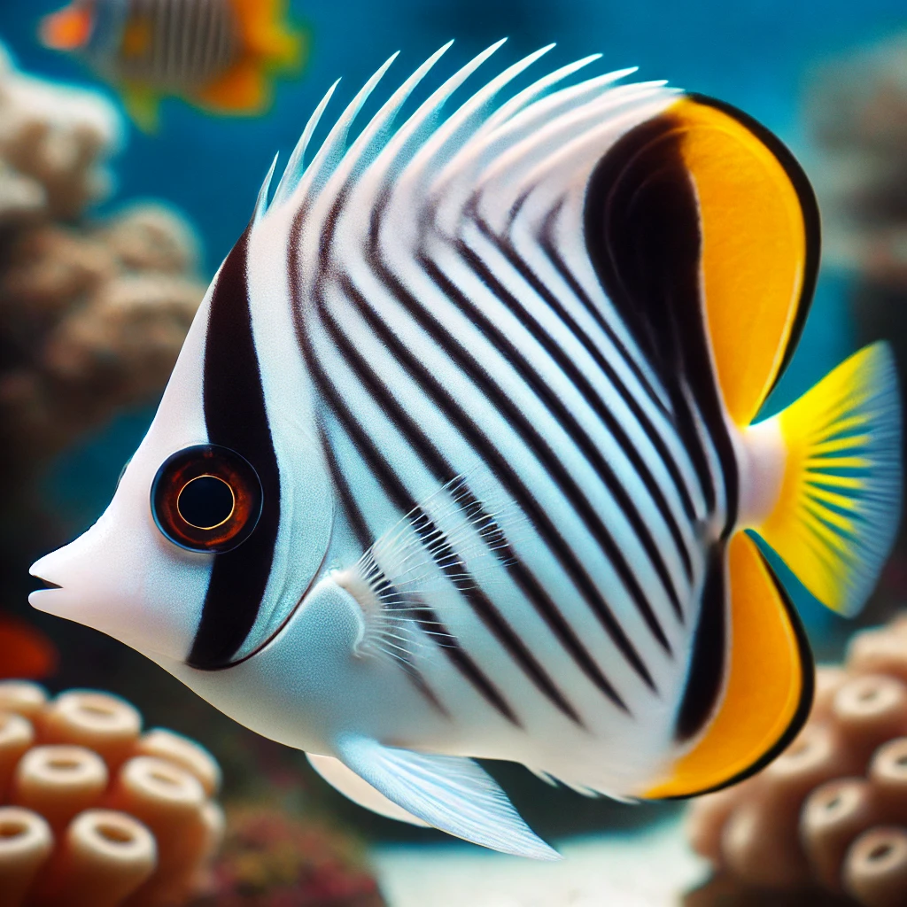 Chaetodon auriga Chétodon academento