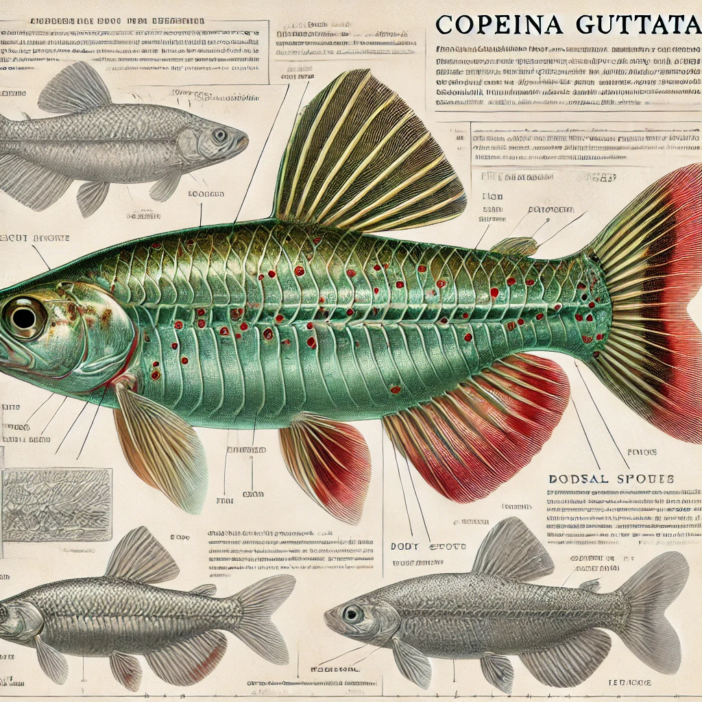 Copeina guttata Copéina enrojecida