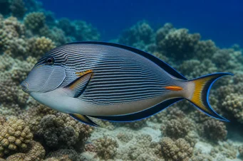 Acanthurus sohal Cirujano cebra