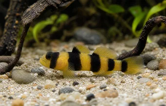 Brachygobius xanthozona Bourdon Fish