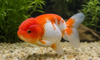 Carassius auratus lion (Cabeza de león)