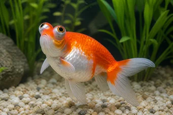 Carassius auratus uranoscope (Uranocopio)