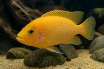 Cichlasoma citrinellum (diablo rojo)
