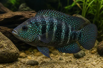 Cichlasoma octofasciatum (Jack Dempsey)