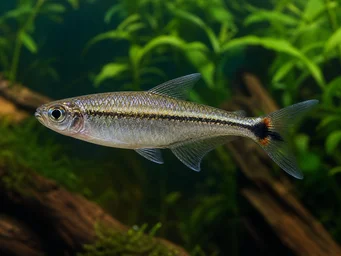 Hemigrammopetersius caudalis (Congo tetra con amarillo)