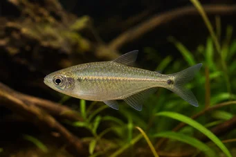 Hemigrammus unilineatus (Fin de aleta de acabado)