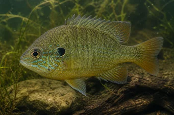 Lepomis cyanellus (Pole de sol)