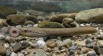 Lethenteron zanandreai (Lombardía Lamprey, Ciriole)