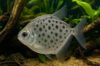 Metynnis maculatus Metynnis puntuado