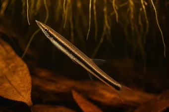 Nannostomus eques (Lápiz de boca tubular)