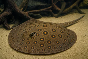 Potamotrygon motoro (Océlée Pastenague de agua dulce)