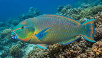 Scarus guacamaia (Loro arcoiris)