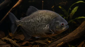 Serrasalmus rhombeus (Pacu manchado, Piranha blanca)