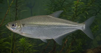 Triportheus pictus Plateado tetra-slash